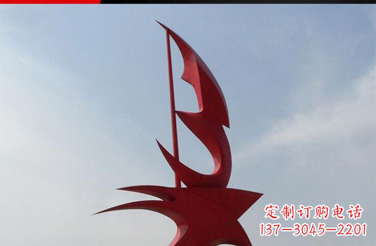 广西广场不锈钢船帆景观雕塑