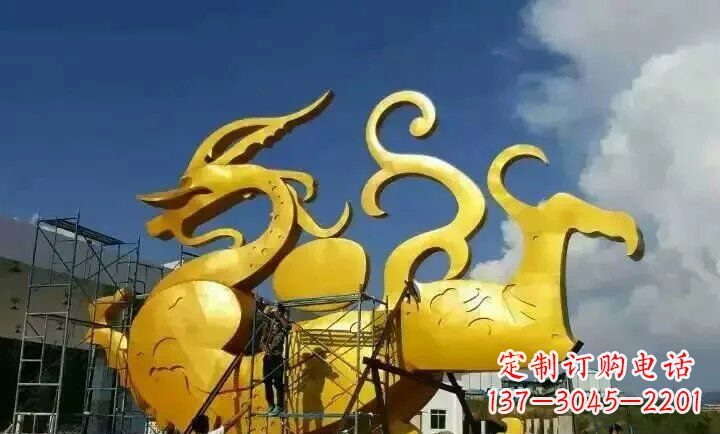 广西中领雕塑动物雕塑,精美多彩;