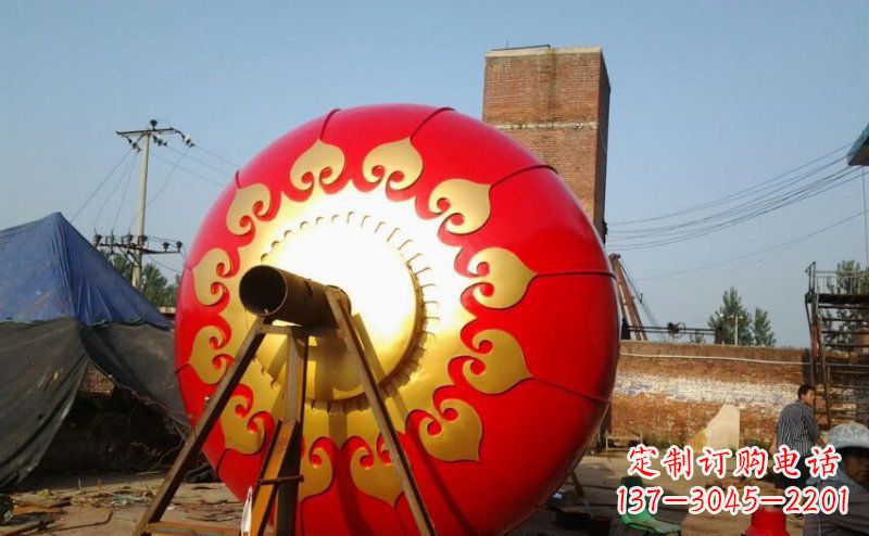 广西中领雕塑推出精美灯笼雕塑