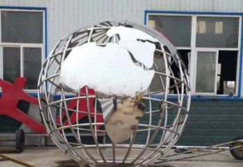 广西中领雕塑制作专业不锈钢地球仪景观雕塑