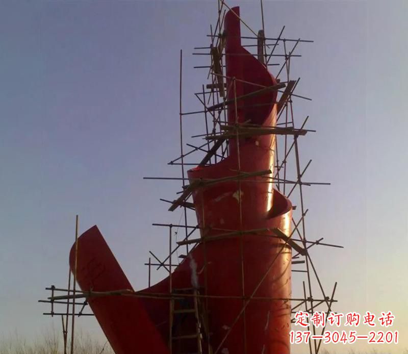 广西广场不锈钢火炬景观雕塑