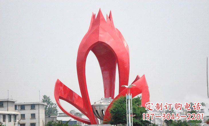 广西中领雕塑:莲蓬雕塑,营造神秘艺术气息