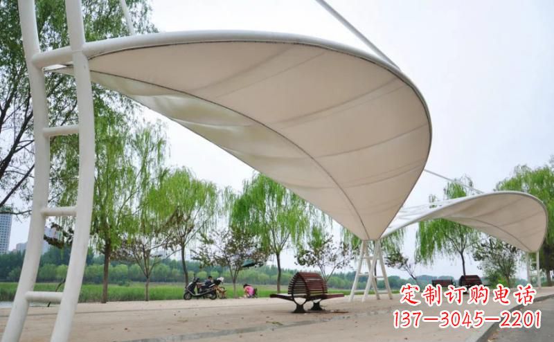 广西高品质不锈钢凉亭雕塑