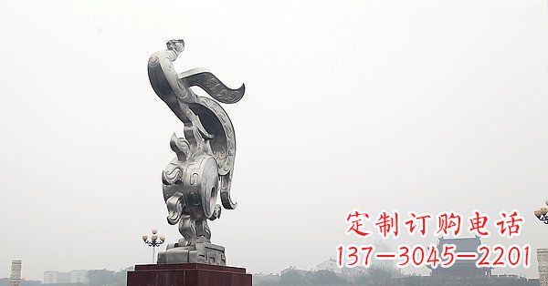 广西炫丽凤凰,景观雕塑精美绝伦