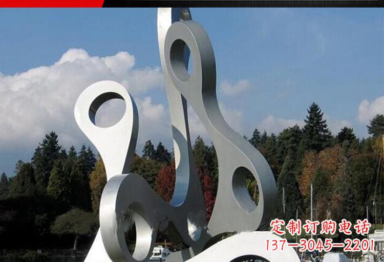 广西专业定制不锈钢字母景观雕塑