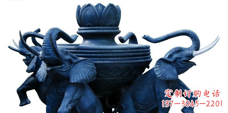 广西中领雕塑:艺术大象铜雕