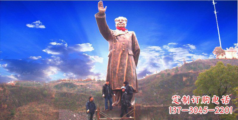 广西广场大型毛主席伟人铜雕