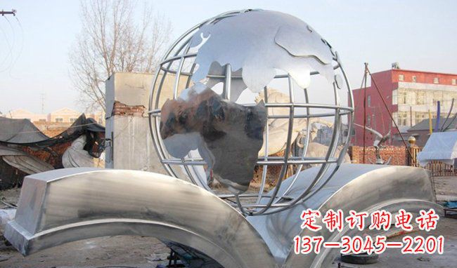 广西艺术地球,传承贵族气派的不锈钢雕塑