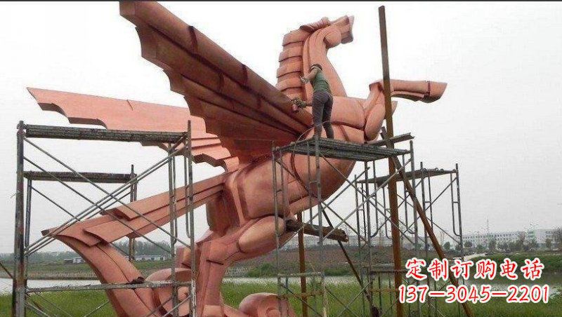 广西飞马铜雕:完美艺术品