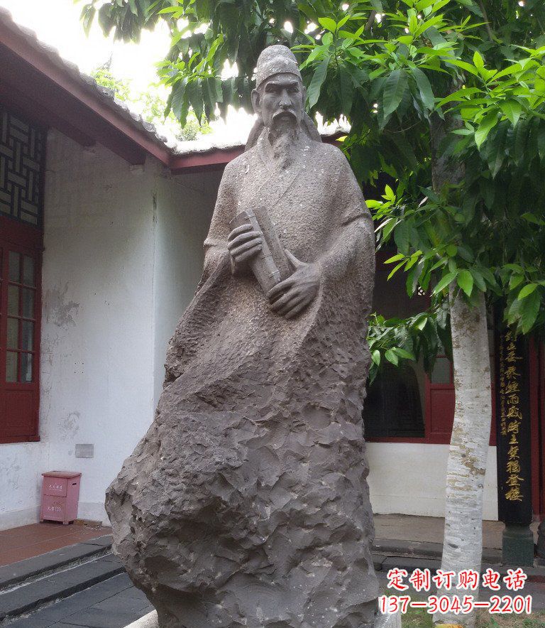 广西领先时代的名人铜雕