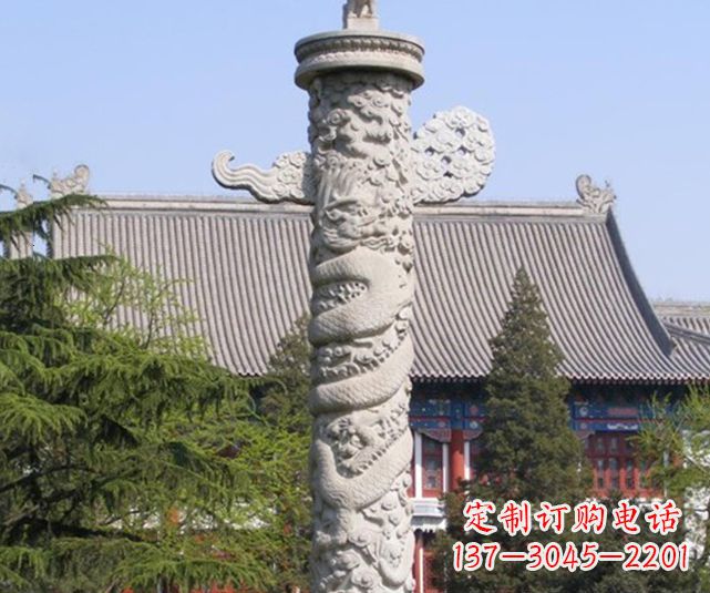 广西广场华表景观石雕 (2)