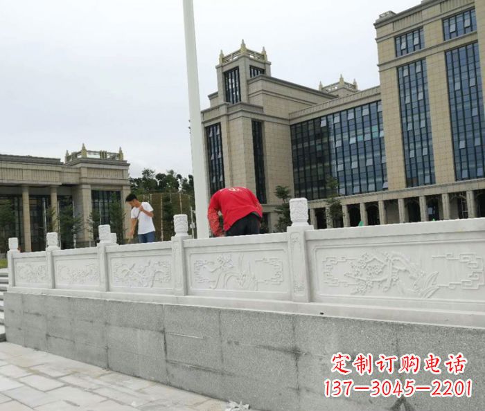 广西广场景观大理石栏板雕塑 (2)