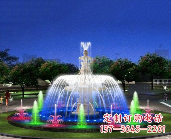 广西广场景观大型喷泉石雕 (2)