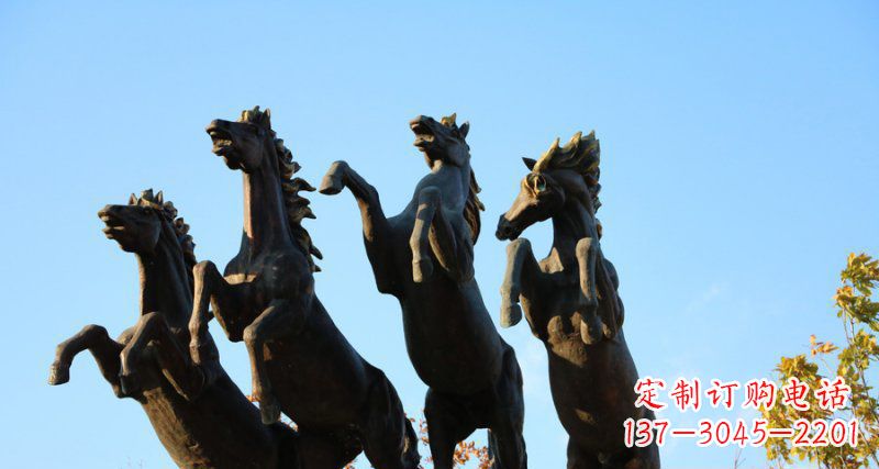 广西典雅精美的铜动物雕塑