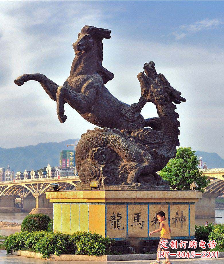 广西艺术般的动物铜雕,让您的广场龙马精神永存