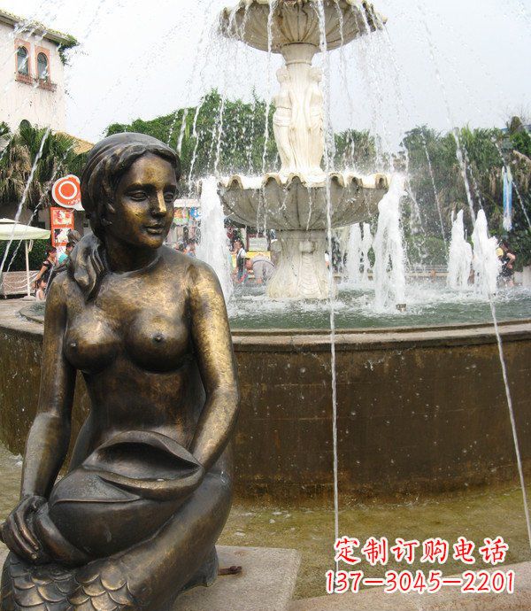 广西海螺景观铜雕展现经典之美
