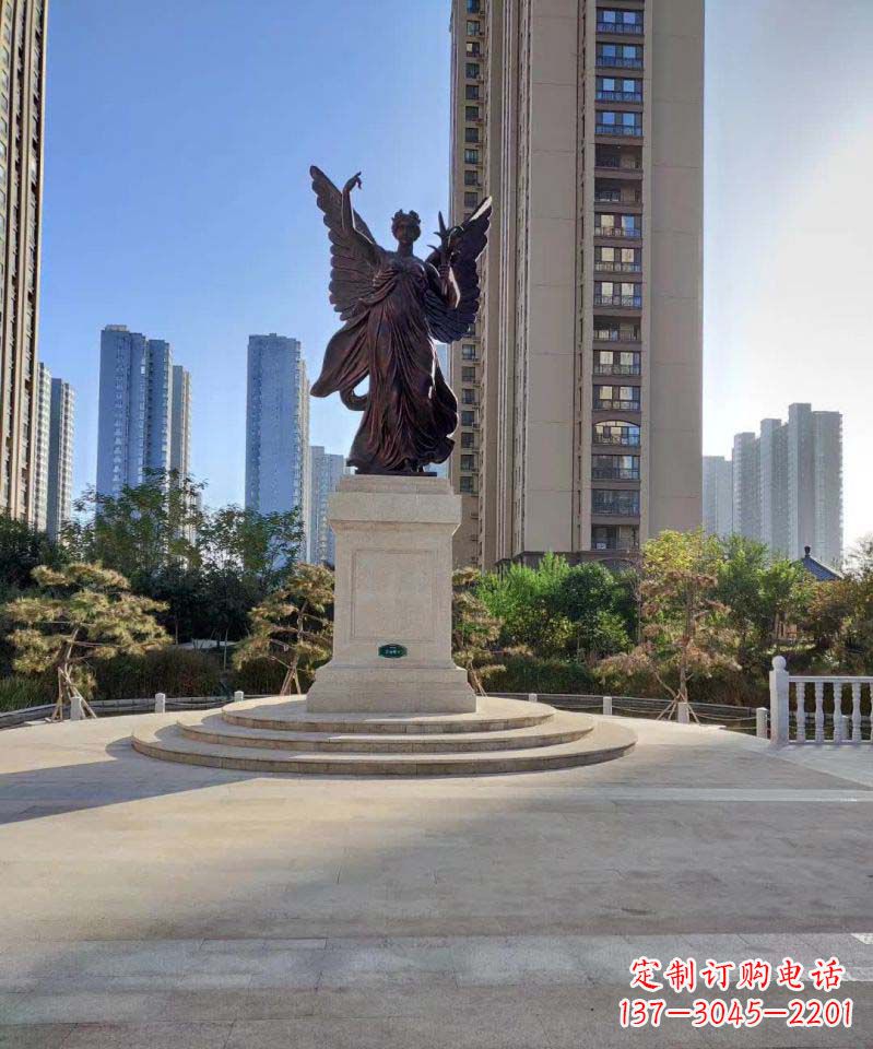 广西中领雕塑:精致的女神铜雕
