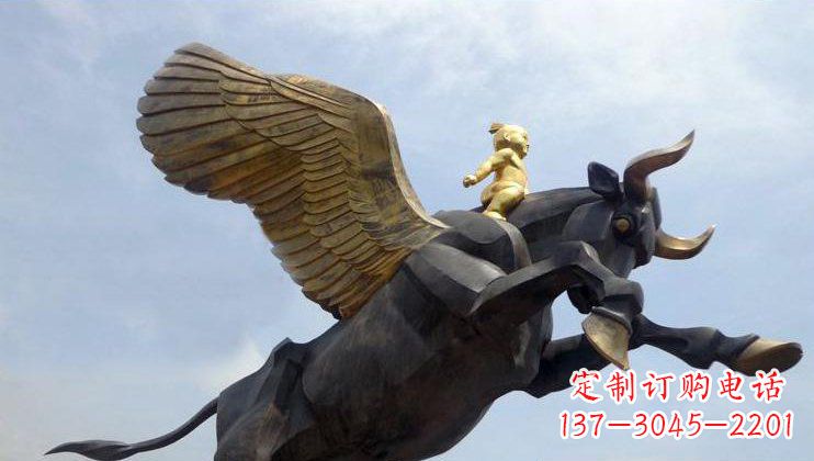广西高贵雅致的小孩雕塑
