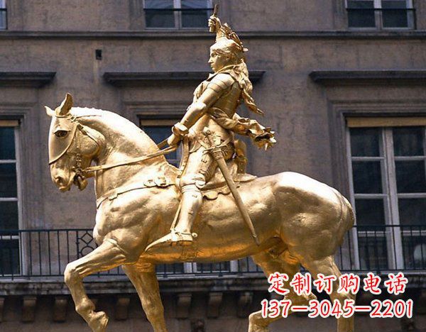 广西中领雕塑:高端骑马凯撒雕塑