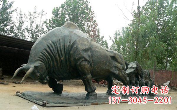 广西新中国拓荒牛铜雕,传承中国传统文化