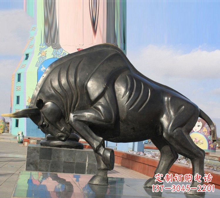 广西十二生肖牛铜雕,传承千年传统