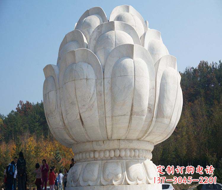 广西荷花雕塑,引领广场石雕时尚