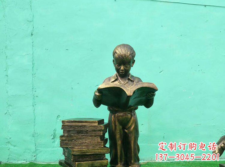 广西精致可爱的小孩雕塑