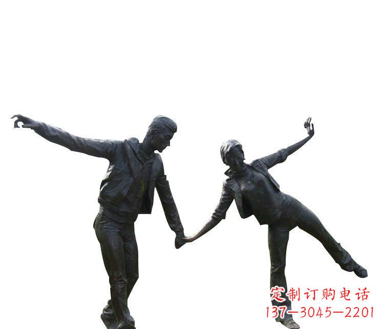 广西铜恋人雕塑,完美呈现浪漫爱情