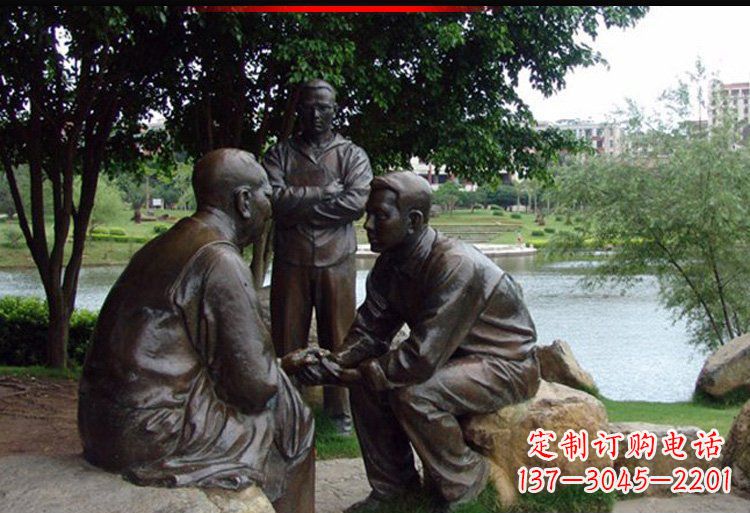 广西中领雕塑:精美老人雕塑