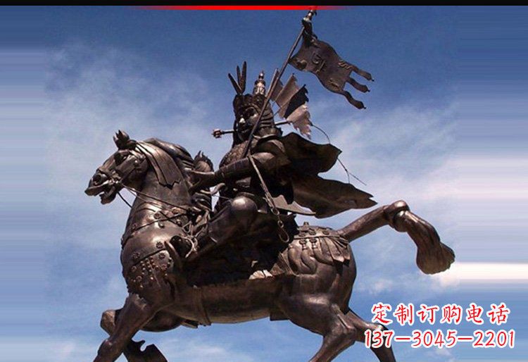 广西风靡全国的将军人物铜雕塑