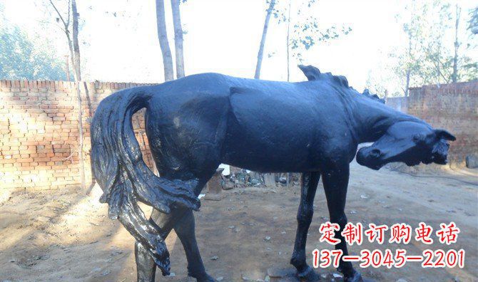 广西中领雕塑,马出奇制——铜马动物铜雕