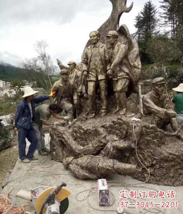广西广场伟人纪念铜雕