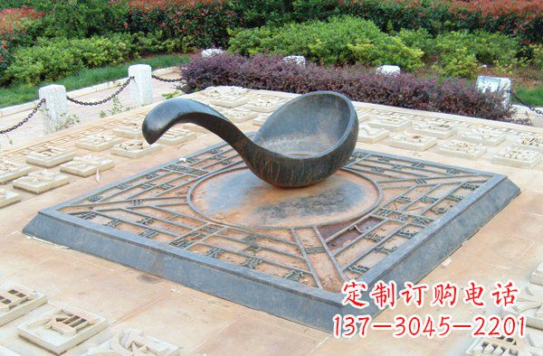 广西让公共空间饱满指引灵性的指南针雕塑