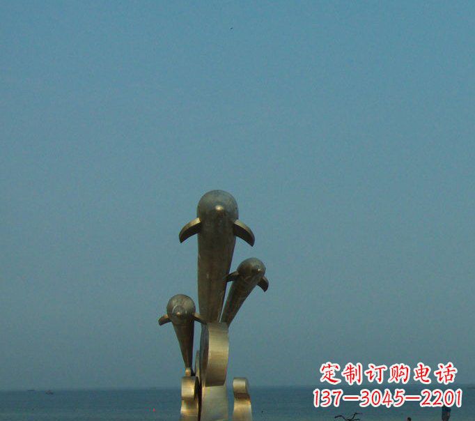 广西浪漫海豚艺术雕塑是中领雕塑为您量身定制的…