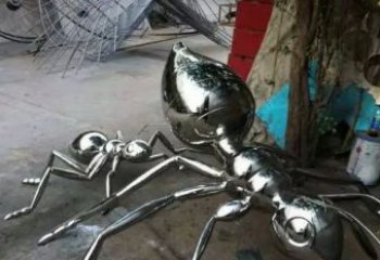 广西中领雕塑|不锈钢蚂蚁雕塑