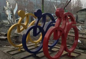 广西中领雕塑推出的自行车雕塑是一件别具一格的…