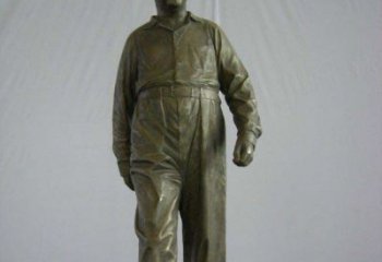 广西中领雕塑：经典革命人物毛主席铜雕