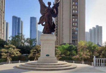 广西中领雕塑：精致的女神铜雕