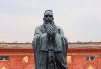 广西广场青铜孔子像铜鼎