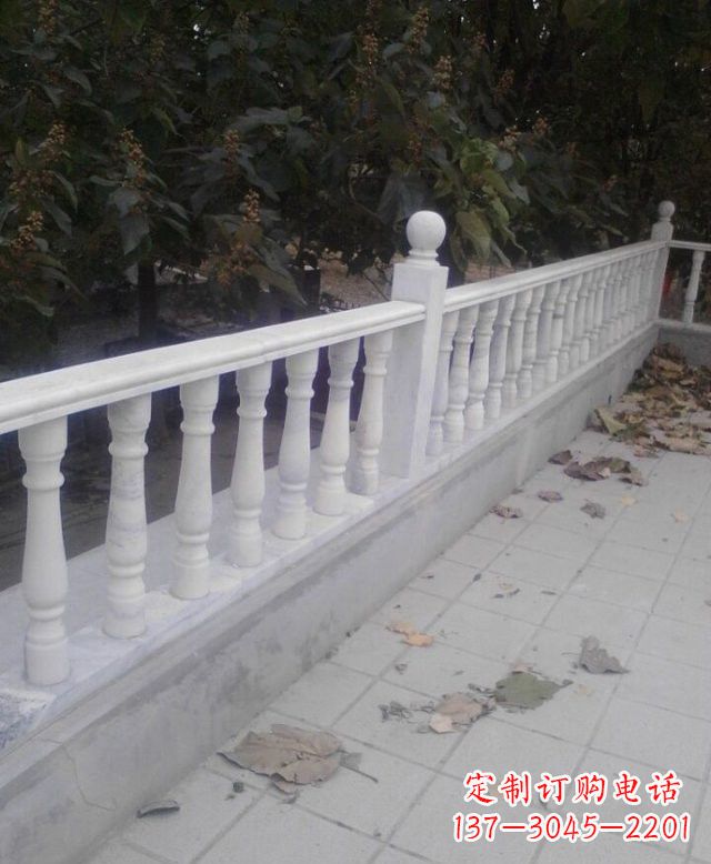 广西汉白玉公园栏杆