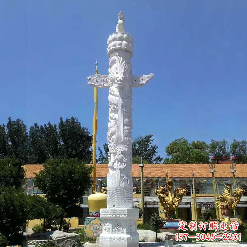 广西来自华夏的经典之作——汉白玉华表柱