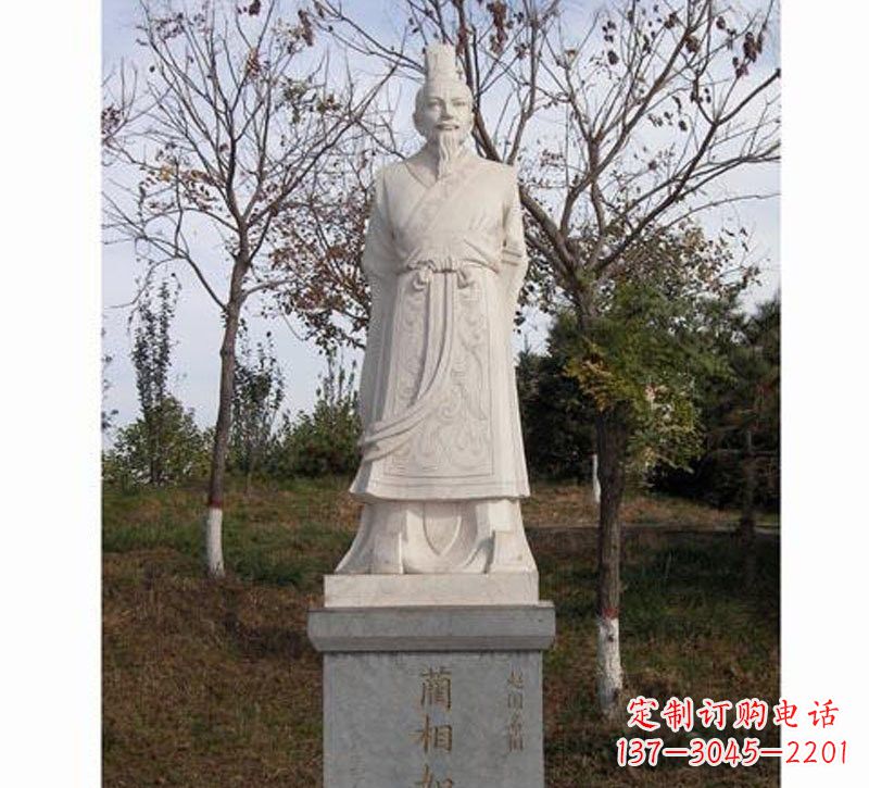 广西领雕塑:精致古代名人石雕