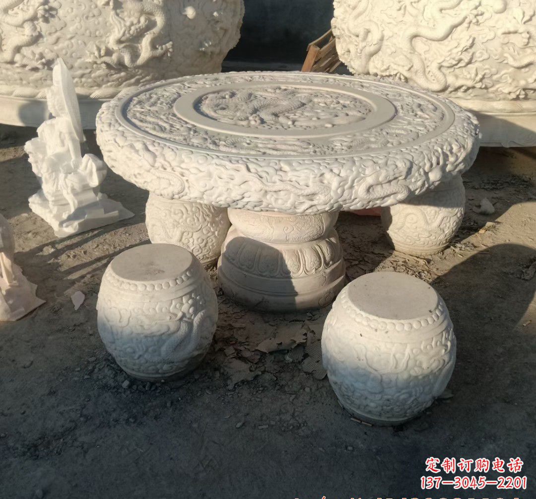 广西中领雕塑推出的汉白玉魔力龙雕塑,以汉白玉…
