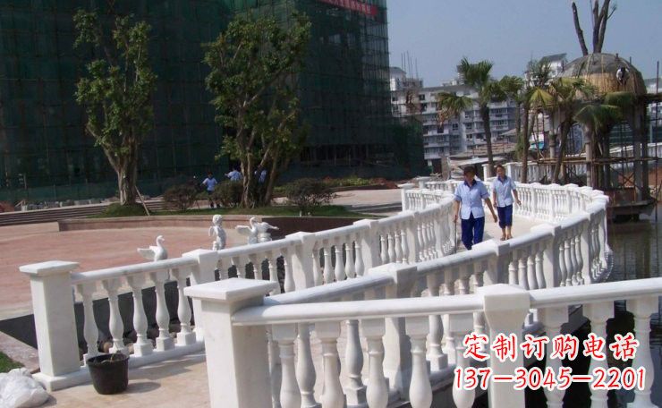 广西汉白玉欧式栏杆雕塑