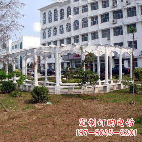 广西汉白玉欧式石雕花架