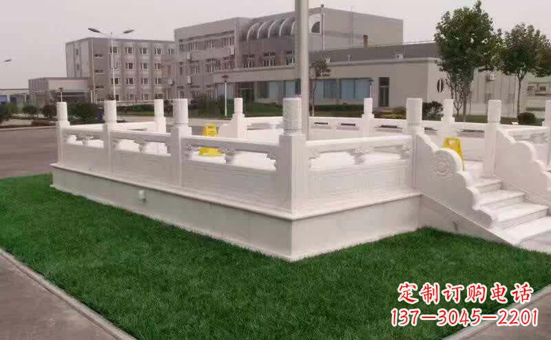广西完美艺术——汉白玉升旗台雕塑