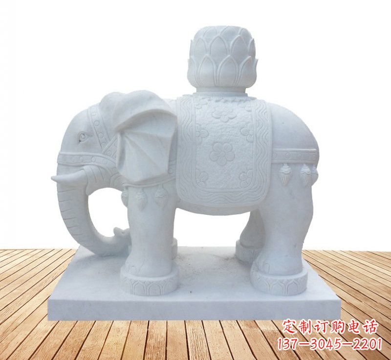 广西海象之爱,大象石雕塑