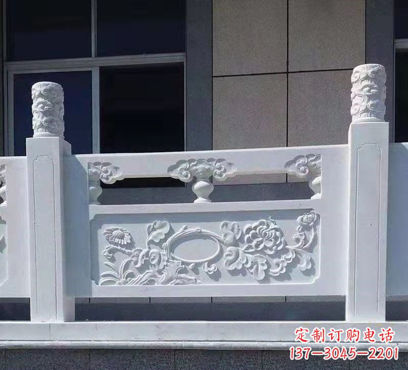 广西汉白玉走廊石栏板