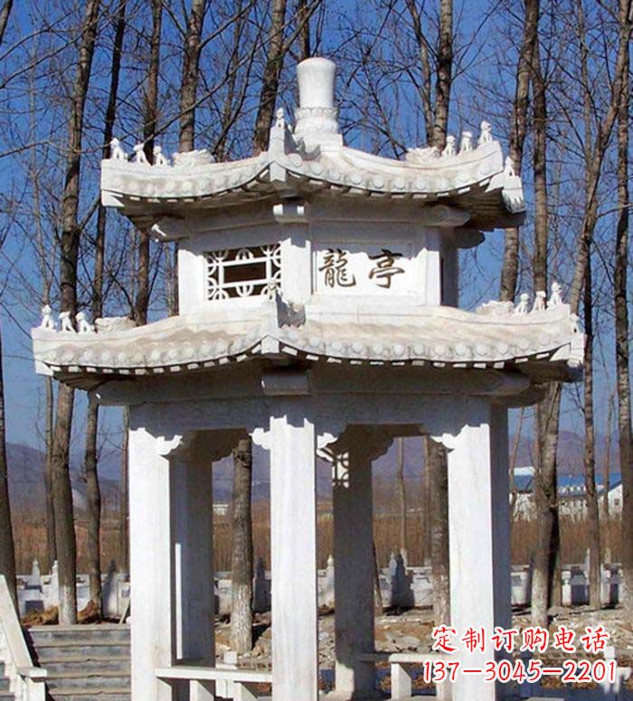 广西合肥双层石雕凉亭,助您畅享凉爽景致
