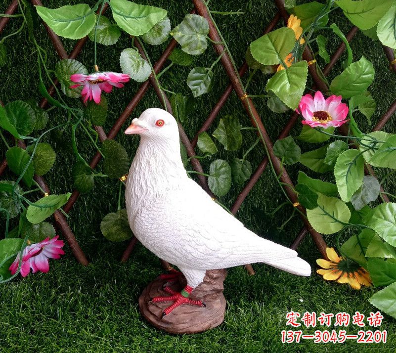 广西定制雕塑,让和平鸽飞向每一个家庭